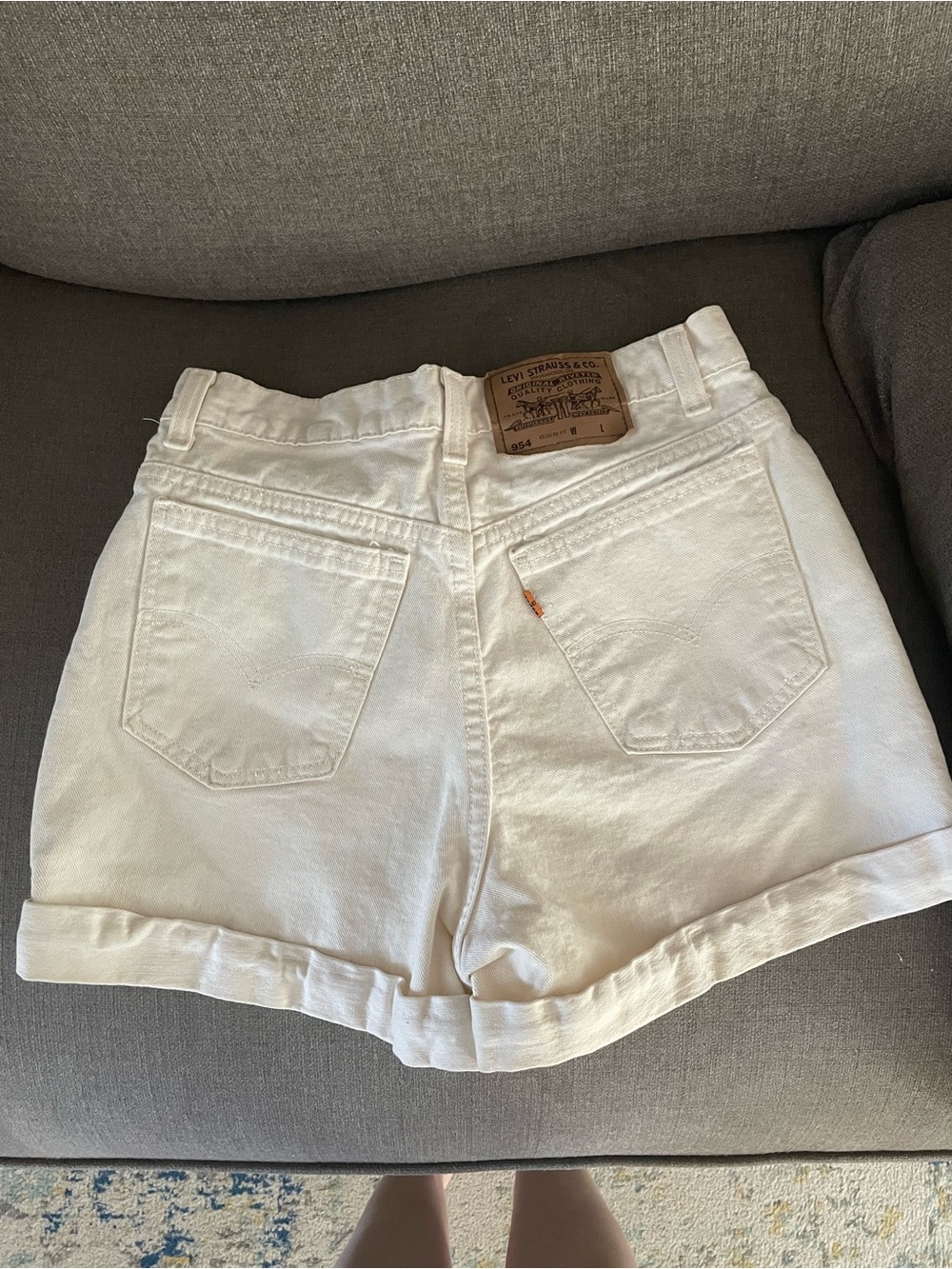 Vintage 90s Levi orange tab shorts 954 size 9